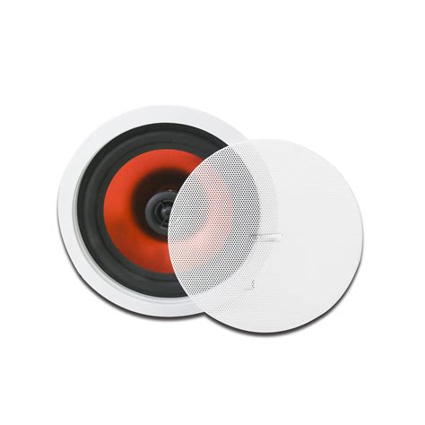 6 Inch 25W Rimless Bluetooth Ceiling Speaker with Colorful Poly Woofer ...