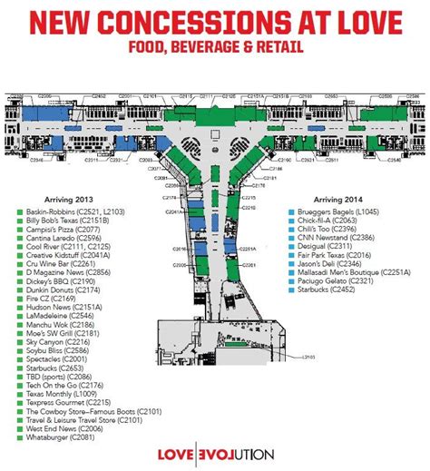 Exploring The Love Field Terminal Map: A Comprehensive Guide - 2023 ...