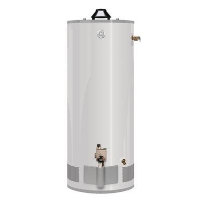 General Electric GE 40 Gallon Natural Gas Water Heater - 12 YR Warranty-40,000 BTU - Home Depot ...