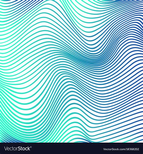 Abstract curve lines background blue modern curves