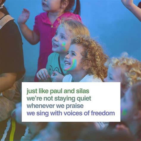 We sing with voices of freedom! #kidsworship Paul And Silas, Hillsong ...