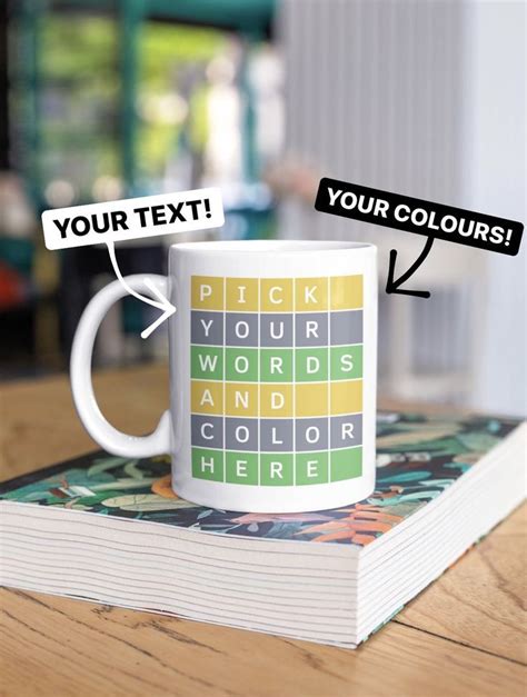 Custom Wordle Mug Drinkware, Barware, Vivid Colors, Colours, Drinking Cup, Tea Lover, Mug ...