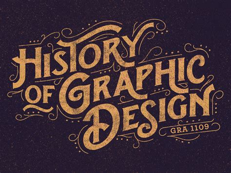 History of Graphic Design by Christine Dupont on Dribbble