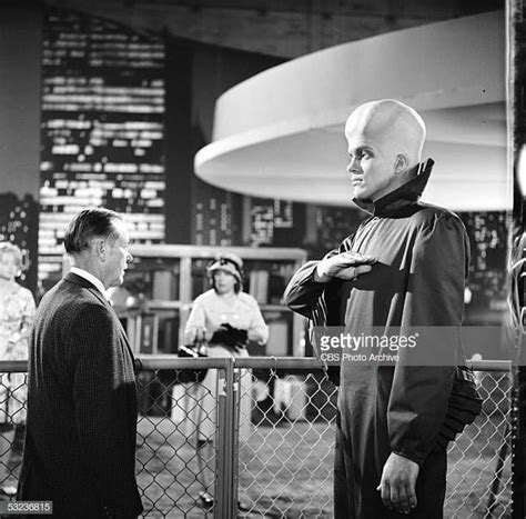 American actor Richard Kiel salutes an earthling in a scene from the ...