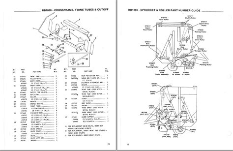 GEHL RB1860 Round Baler Service Parts Catalog 903416A PDF