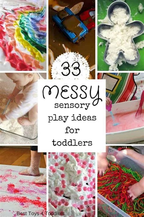 33 Messy Sensory Play Ideas for Toddlers - Best Toys 4 Toddlers