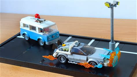 LEGO BACK TO THE FUTURE - Delorean goes back in time MOC | Brick Finds & Flips