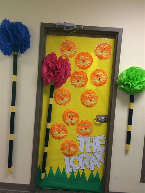 The Lorax, daycare door, elementary door, door decorating, Dr. Seuss, Dr. Seuss Week The Lorax ...
