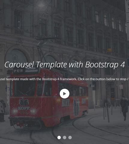 Bootstrap Carousel Fade Transition: How To + Template | AZMIND