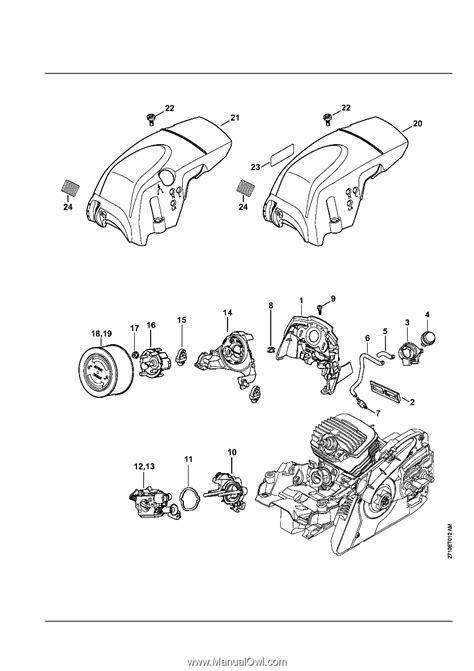 Stihl MS 291 | Parts List - Page 21