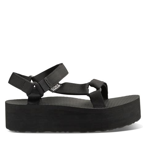 Women's Universal Platform Sandals in Black | Little Burgundy