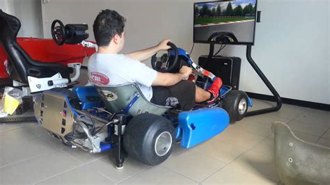 DEM Racing Simulators - Go Kart simulator - YouTube