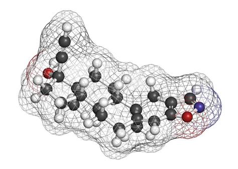 Danazol Endometriosis Drug Molecule. Skeletal Formula Stock Vector - Illustration of ...