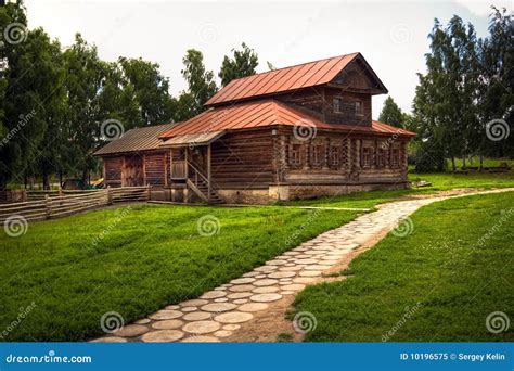 Traditional russian house stock image. Image of russia - 10196575