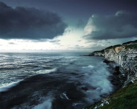 Ocean Cliff Wallpaper - WallpaperSafari