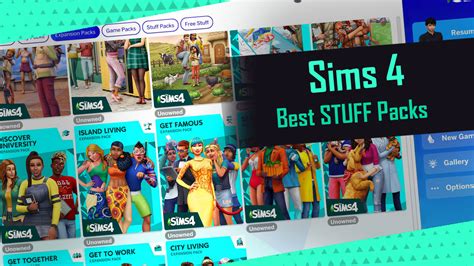 SIMS 4: Best Stuff Packs & Expansions You Need To Try