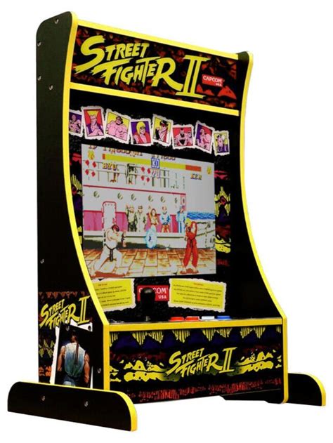 Arcade 1UP Street Fighter II 8 in 1 Partycade Retro Arcade Video Game ...