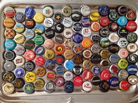 Craft Beer Bottle Cap Magnets // Microbrewery Beer Bottle Cap