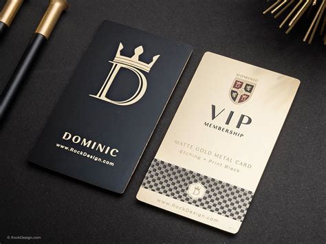 Logo + Business Card Design Service | RockDesign Luxury Business Card ...