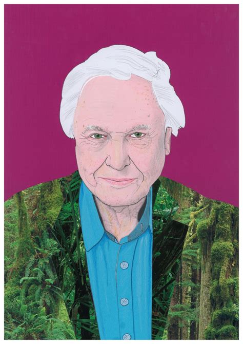 Sir David Attenborough Portrait | Poster By Dunstan