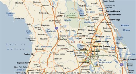 Map Of Leesburg | Maps Of Florida