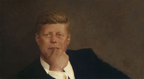 An Iconic JFK Portrait — On Loan From The MFA — Now Hangs Inside Biden's White House | WBUR News