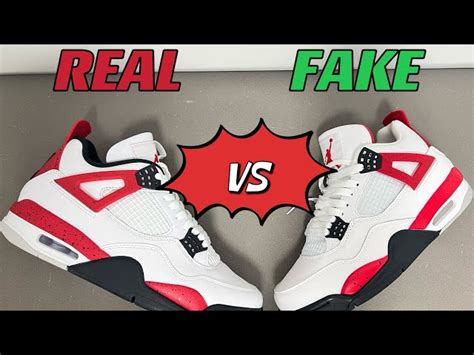 Fake Jordan 4s Compared