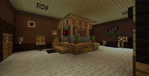 1.4.2 Master Bedroom Interior design | Minecraft bedroom, Minecraft designs, Minecraft room