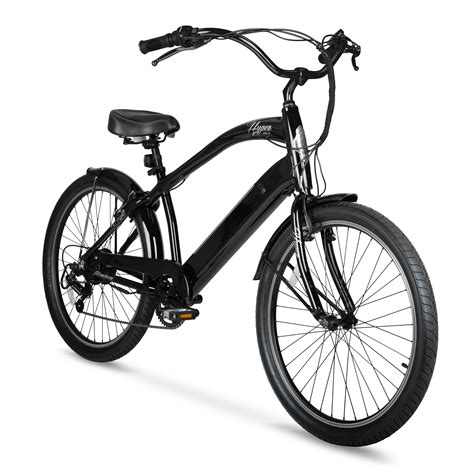 Hyper Bicycles Electric Bicycle Pedal Assist Men's Cruiser, 26 In ...