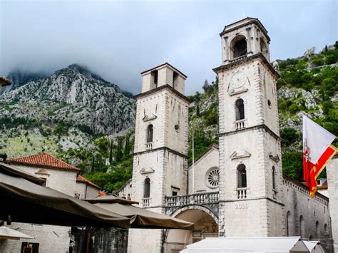 Kotor Town, Kotor Cathedral, Montenegro Stock Image - Image of rainy ...