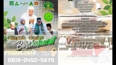 LIVE "GLAGAH OMBO BERSHOLAWAT'' II BESAMA HABIB UMAR BIN SYEH ABDUL QODIR ASSEGAF - YouTube