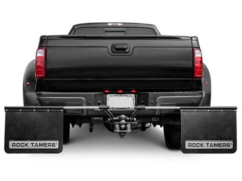 Rock Tamers Hitch Mounted Mud Flaps - SharpTruck.com