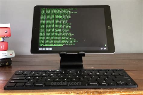 Use an iPad as a Desk Workstation with Stand and Keyboard for $35