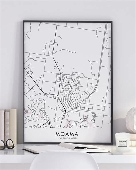 Moama NSW Map Print - Chelsea Chelsea