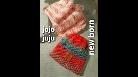 how to make #easy new born baby hat Sentro 40 knitting machine # ...