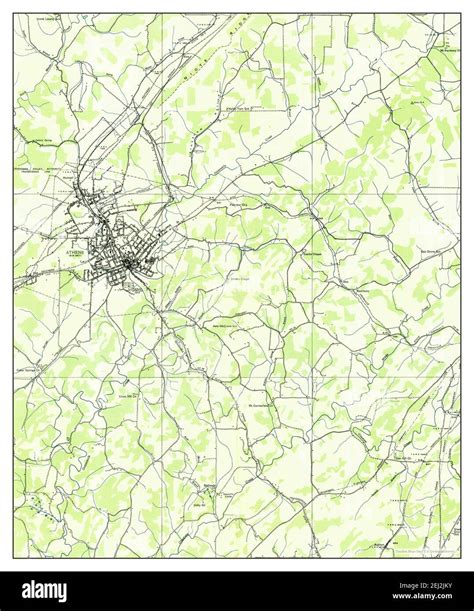 Athens, Tennessee, map 1935, 1:24000, United States of America by ...