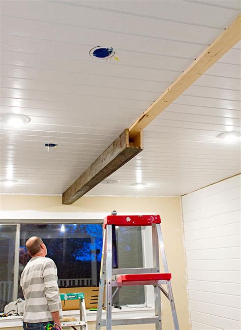 How To Make Ceiling Beams Look Like Wood | Shelly Lighting