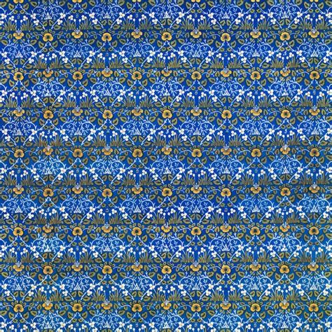 Free Vector | Vintage yellow floral pattern on a blue background