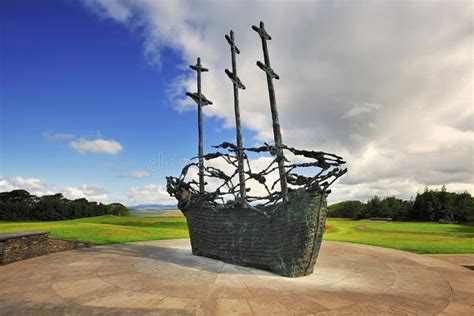 Famine Memorial Along Doo Lough Valley in Connemara, Ireland Stock Photo - Image of ireland ...