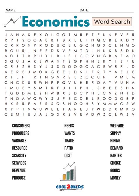 Printable Economics Word Search - Cool2bKids