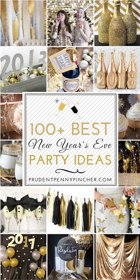 100 Best New Year's Eve Party Ideas - Prudent Penny Pincher