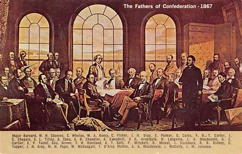 The fathers of Confederation ?????1867 USA Civil War Unused | Topics ...