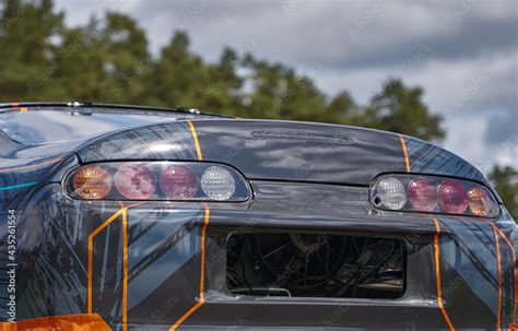 Toyota Supra Drift Car at the city streets. Stock Photo | Adobe Stock