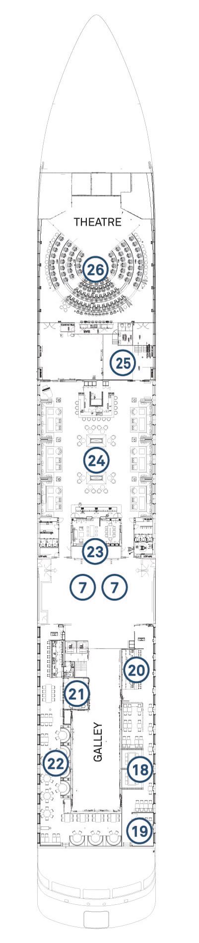 Scenic Eclipse Deck Plans | CruiseInd