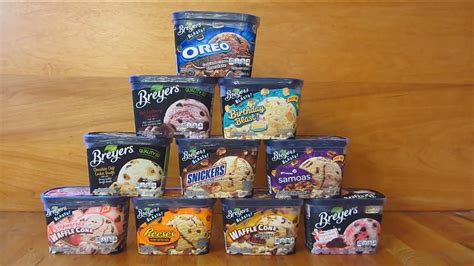 Breyer's Ice Cream - 10 Wonderful Flavors at a Glance - YouTube