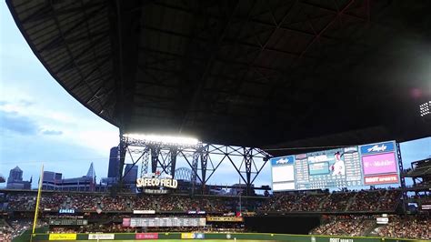 Time lapse of Safeco field roof closing. - YouTube