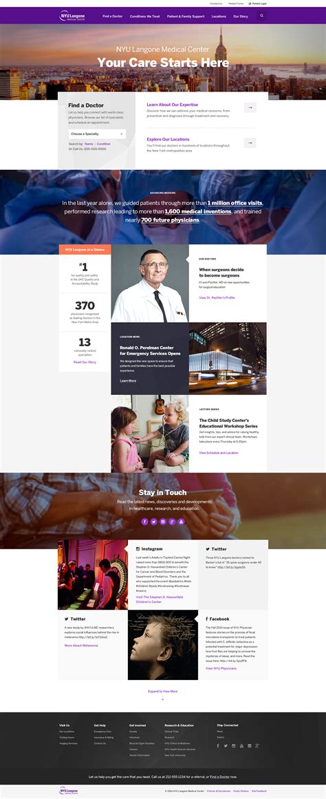 NYU Langone Medical Center on Behance