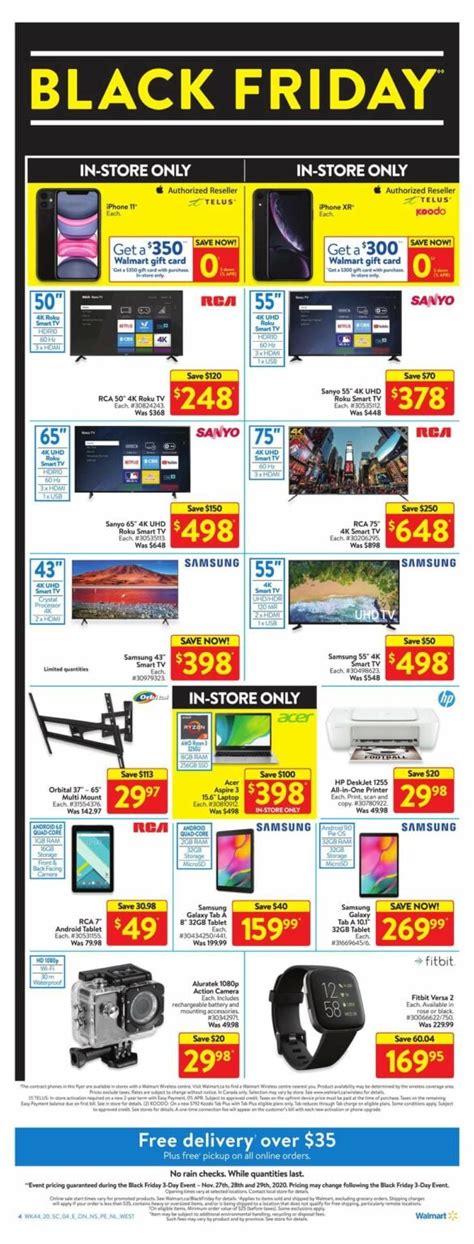 Walmart Black Friday Flyer Deals 2021 Canada