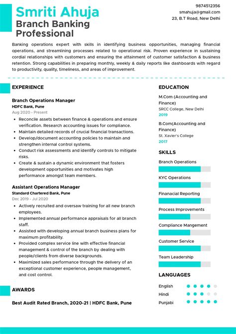 Writing a Resume for Banking and Finance Jobs [5 Examples]