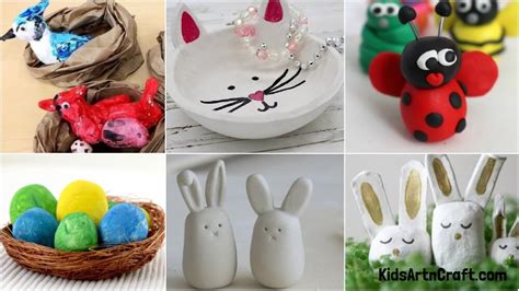 Air Dry Clay Ideas for Kids - Kids Art & Craft